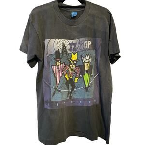 Vintage 90s ZZ Top Antenna World Tour Single Stitch Shirt Adult Large